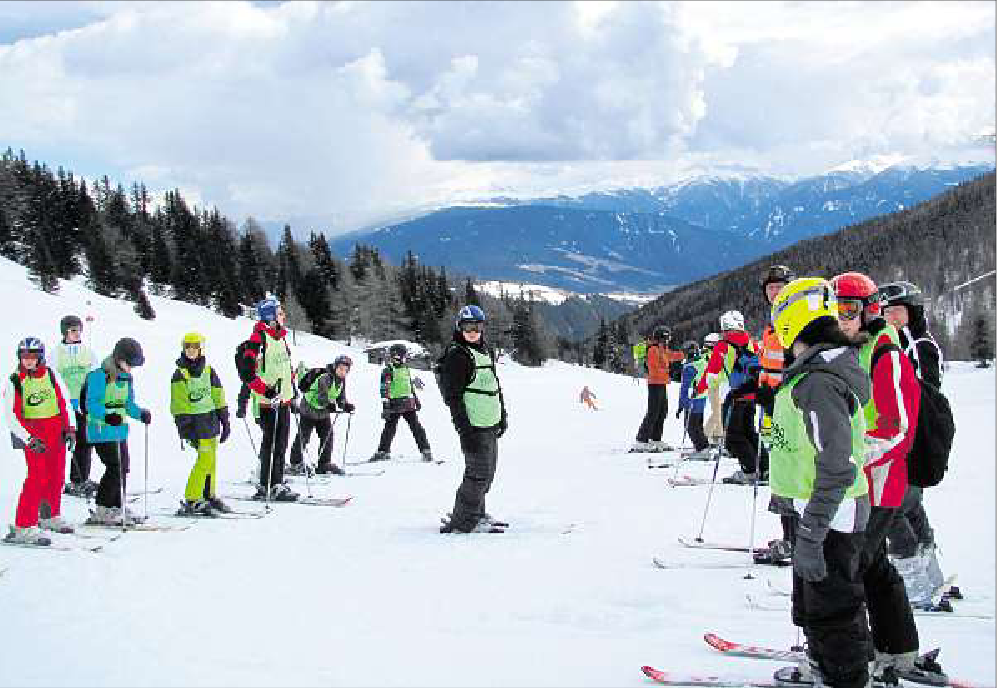 Zum Ski-Lager in das Eisacktal in Südtirol