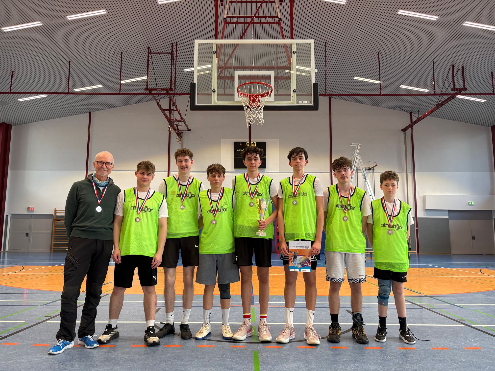 Feininger-Gymnasium überrascht mit Silber im Landesfinale Basketball