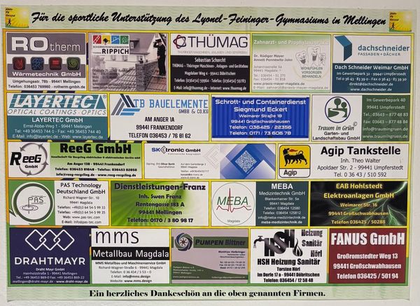 Großzügige finanzielle Unterstützung für die Fachschaft Sport