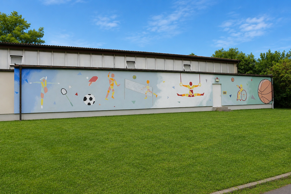 Fassadengestaltung „Turnhalle Berlstedt“